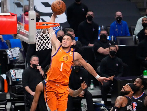 NBA atkrintamosios: „Clippers“ – „Suns“
