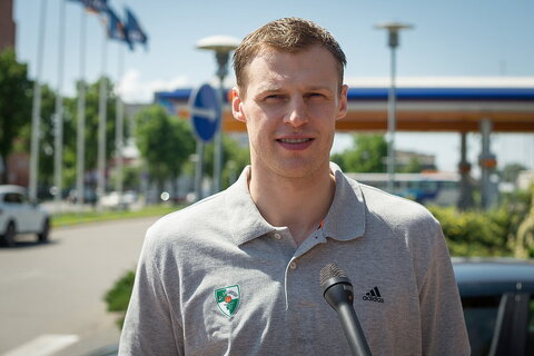 M.Pocius įsiamžino „McDonald's“ šlovės alėjoje