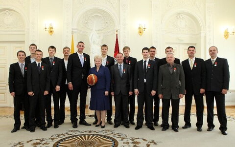 Pasaulio čempionų apdovanojimas Prezidentūroje