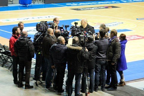 "Lietuvos ryto" treniruotė prieš mačą su CSKA