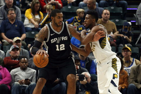 NBA: „Pacers“ – „Spurs“
