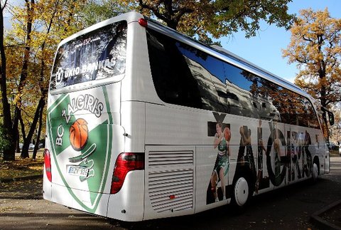 Atnaujintas „Žalgirio“ autobusas 