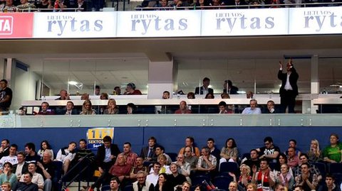 Kauno meras LKL finalo varžybas stebėjo Lietuvos ryto ložėje