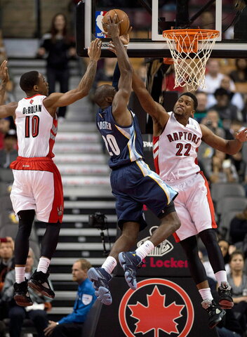 NBA ikisezoninės rungtynės: „Raptors“ – „Grizzlies“