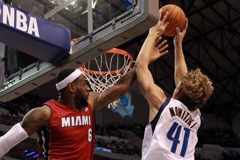Dirkas Nowitzki prieš LeBroną Jamesą