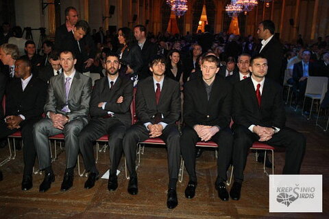 Ramūnas Šiškauskas, Juan Carlos Navarro, Ricard Rubio, Linas Kleiza