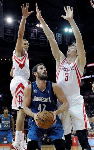 NBA: „Rockets“ – „Timberwolves“