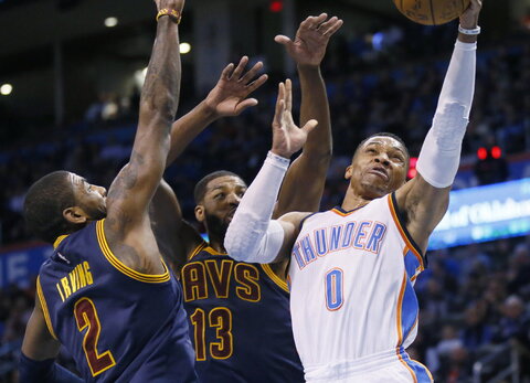 NBA: „Thunder“ – „Cavaliers“
