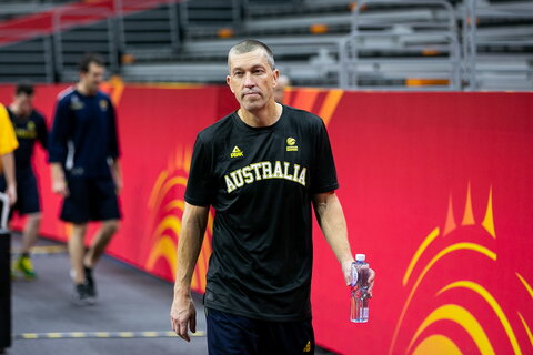 Australijos rinktinės treniruotė