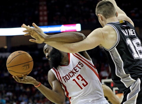 NBA: „Rockets“ – „Spurs“