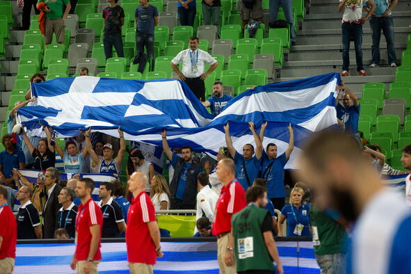 Graikijos rinktinės sirgaliai
