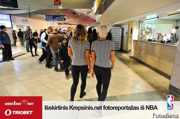 „Raptors“ namų arenos užkulisiai  