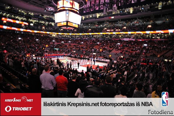 Arena prieš rungtynes