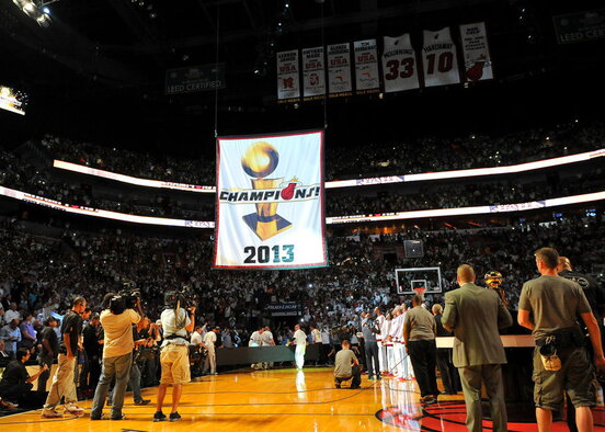 NBA čempionų titulo įteikimo ceremonija