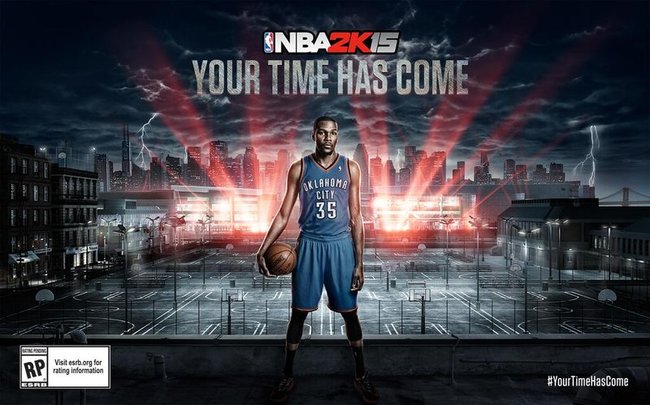 „NBA 2K15“ viršelyje – K.Durantas