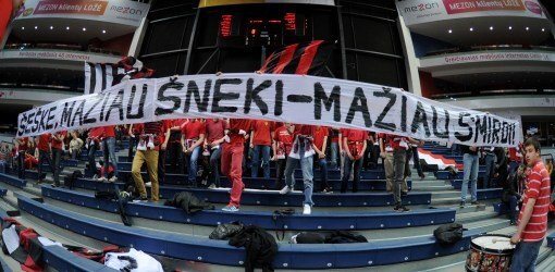 V.Šeškų vilniečiai pasitiko ne taip šiltai (Fotodiena.lt)