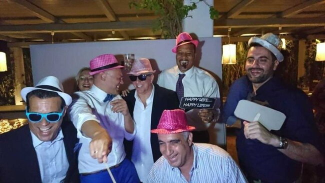 D.Itoudis Š.Jasikevičiaus vestuvėse