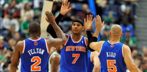 Ar naujieji padėjėjai tinkami Carmelo Anthony?