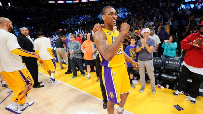 M.World Peace su „Lakers“ sykį tapo NBA čempionu (Scanpix)