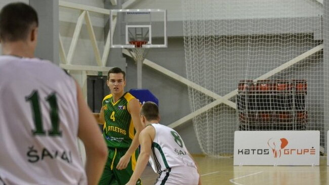 K.Babkauskas lkl tritaškių konkurse pakeis Š.Vingelį („LSU-Atleto“ nuotr.)