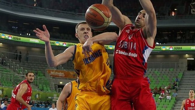 M.Kornienko žaidė rezultatyviausiai ukrainiečių gretose (Scanpix nuotr.)