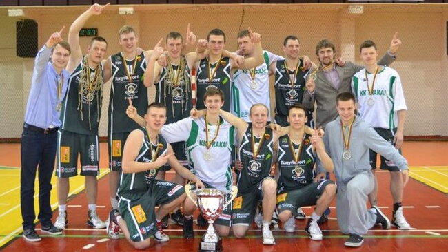 Praėjusį sezoną čempionais tapę „Trakų“ krepšininkai žais NKL pirmenybėse (Organizatorių nuotr.)