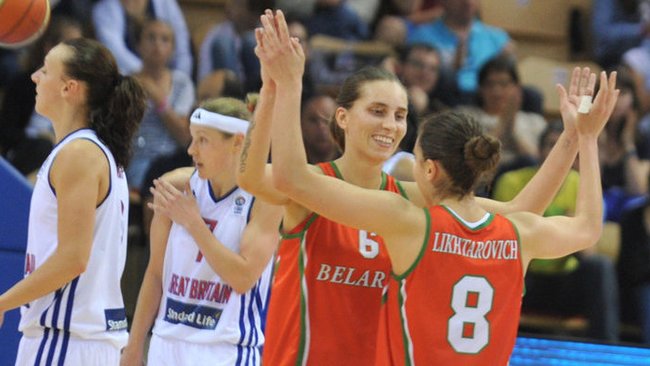 Baltarusės džiaugiasi pirmąja pergale antrame pirmenybių etape (Scanpix)