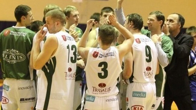 „Trakai“ lemiamose rungtynėse vos neprisižaidė (Organizatorių nuotr.)