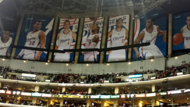„Staples Center“ arenoje atsirado „Clippers“ žaidėjų nuotraukos