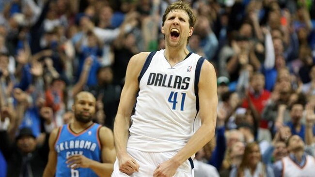 D.Nowitzki demonstruoja puikią sportinę formą (Scanpix)