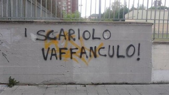 S.Scariolo skirtas grafiti (Scanpix)