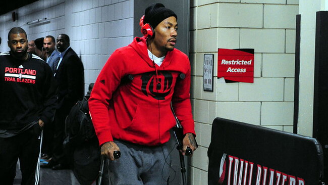 D.Rose'as gydosi dar vieną sunkią traumą (Scanpix nuotr.)