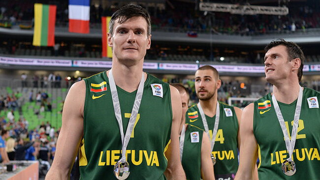 Lietuvos rinktinė iš Europos čempionato parsiveža sidabro medalius (Fotodiena.lt)