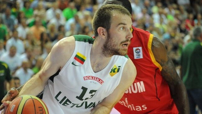 M.Gecevičius žaidė tik 10 minučių, bet jo balansas buvo vienas geriausių (Fotodiena.lt)