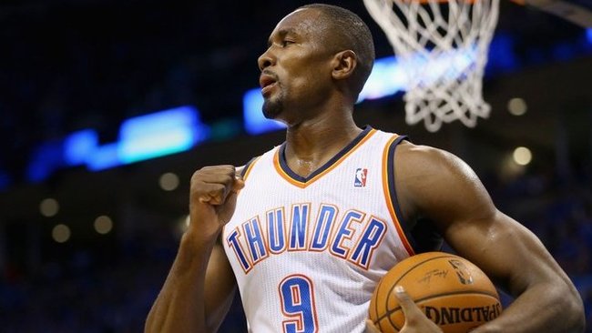 S.Ibaka iki pasaulio čempionato tikisi atsigauti po kojos traumos (Scanpix)