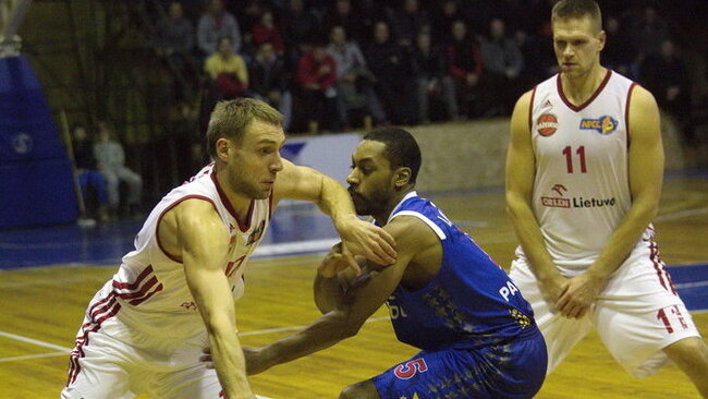 D.Tarvydas pataikė 6 tritaškius iš 7 (KKmazeikiai.lt nuotr.)
