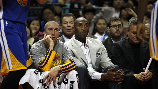 Be K.Bryanto žaidžiantys „Lakers“ krepšininkai neranda pergalių kelio (Scanpix)