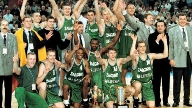 „Žalgiris“ 1999 metais tapo Eurolygos čempionu (Žalgiris.lt nuotr.)