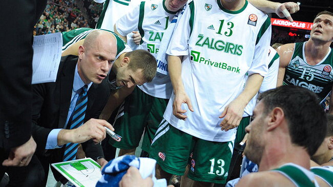 S.Štombergas tiki, jog žalgiriečiai užkurs pirtį „Maccabi“ krepšininkams (Fotodiena.lt)