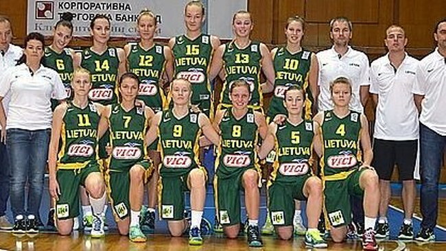 Lietuvos merginų U20 rinktinė (FIBA Europe nuotr.)