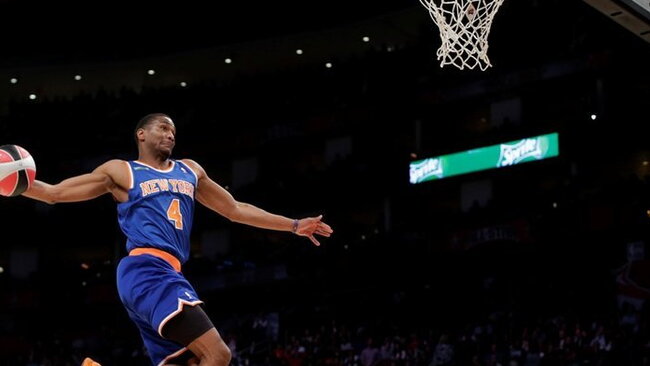 J.White'as šiemet išbandė jėgas NBA dėjimų konkurse (Scanpix nuotr.)