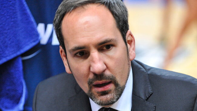 S.Machowskis šiuo metu treniruoja „EWE Baskets“ klubą (Fotodiena.lt nuotr.)