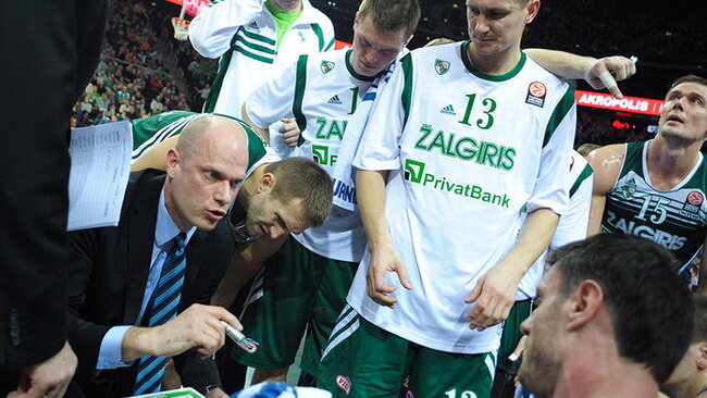S.Štombergas Maskvoje norėtų matyti agresyviau žaidžiančius žalgiriečius (Fotodiena.lt)