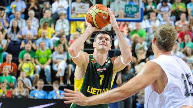 D.Lavrinovičius prieš belgus žaidė puikiai (Fotodiena.lt)