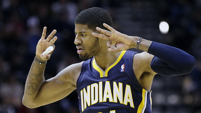 P.George'o vedami „Pacers“ nutraukė nesėkmių prieš „Spurs“ seriją (Scanpix)