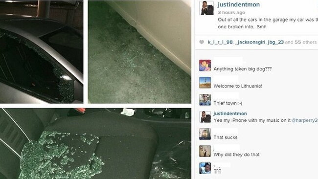 J.Dentmonas prarado savo mobilųjį telefoną (Instagram nuotr.)