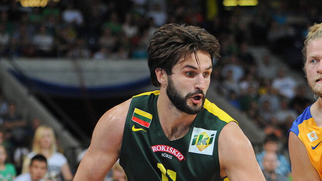 L.Kleiza vedė lietuvius į priekį (Fotodiena.lt nuotr.)