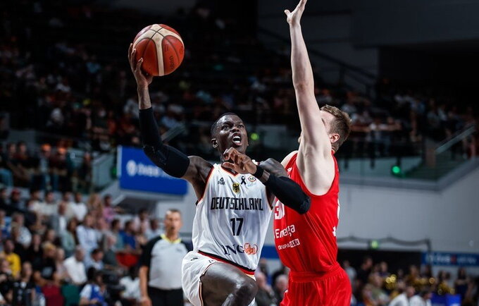 D.Schroderis ves vokiečius į priekį (FIBA nuotr.)
