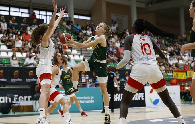 S.Aukštikalnytė buvo rezultatyviausia (FIBA nuotr.)