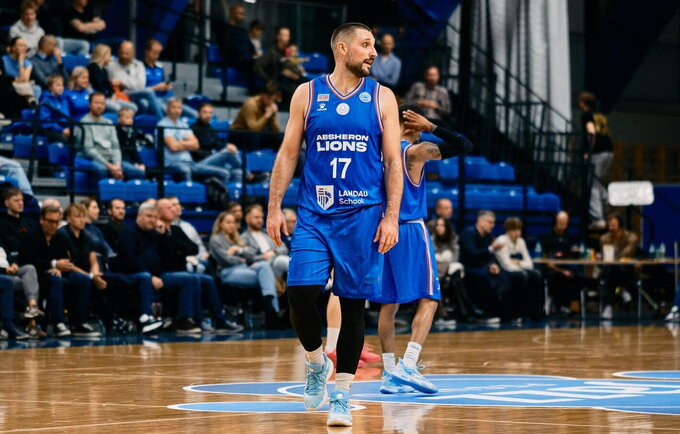 G.Orelikas net ir triuškinant varžovus sužaidė 39 minutes (FIBA nuotr.)